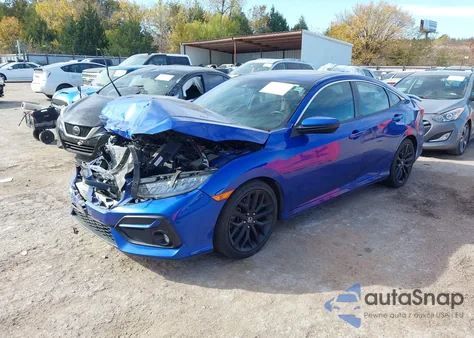 2020 Honda Civic Si Sedan from USA, damaged, VIN 2HGFC1E56LH704622